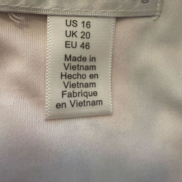 NEW London Times Linen Blend Fit and Flare Dress Sz 16 Soft Girl, Wedding Guest - Picture 6 of 13